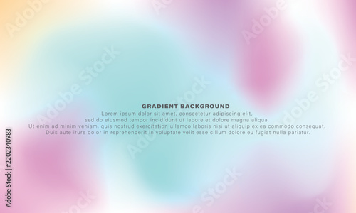 Soft colour gradient background