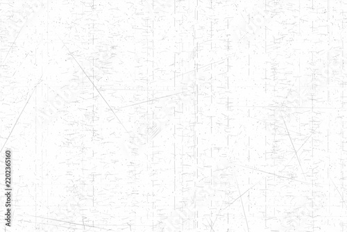 Distressed photocopy texture with vertical scratches and grain on white paper