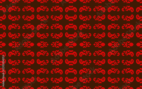 Mega Mendung Batik cloud motif pattern