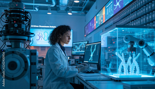 scientist working in laboratory