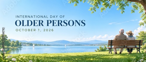 International Day of Older Persons 2026 Couple by Lake and Sailboats
