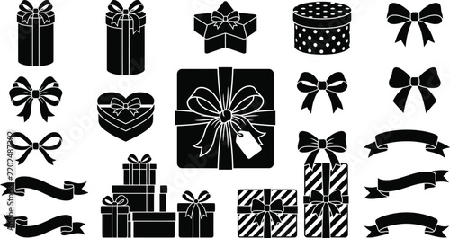 Evergreen Tree Silhouette Vector Illustration