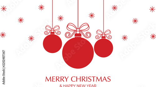 Christmas Pine Tree Silhouette Vector Illustration