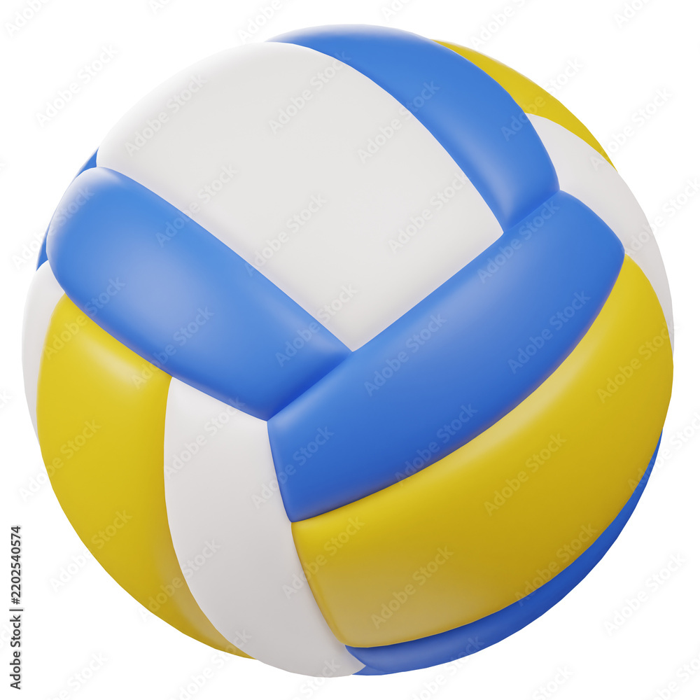 Obraz premium 3D Beach Volleyball Icon