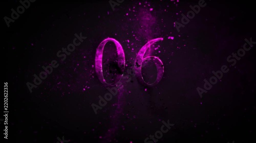 Pink Lava Countdown, Pink Digitals Countdown
