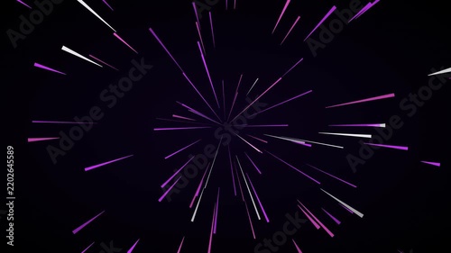 Animated Neon Glowing Geometric Lines Tunnel Cyber Grid Motion Graphic Motion Graphic Loop Featuring Modern Design Elements for Digital Media and Corporate Presentations
