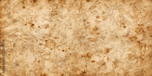 Canvastavla A detailed high resolution texture of aged parchment paper with a rough vintage