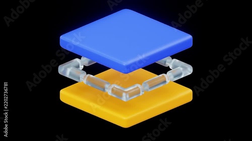 Digital Tech Blockchain Data Layer Stack