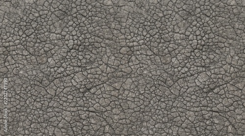 Seamless dry cracked earth texture background with intricate pattern