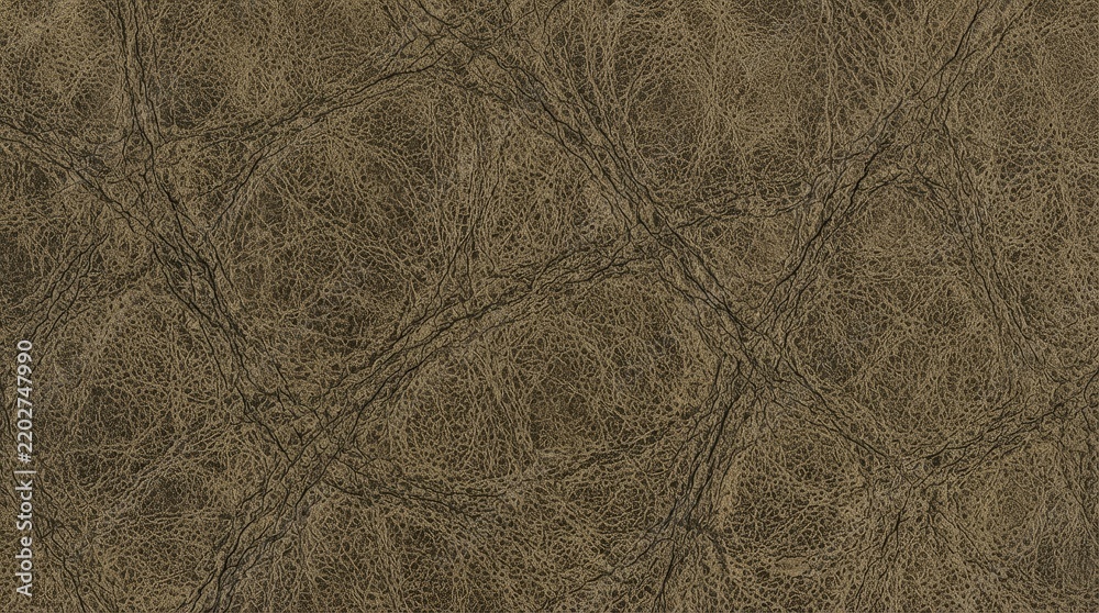 Fototapeta premium Seamless textured brown leather background for design