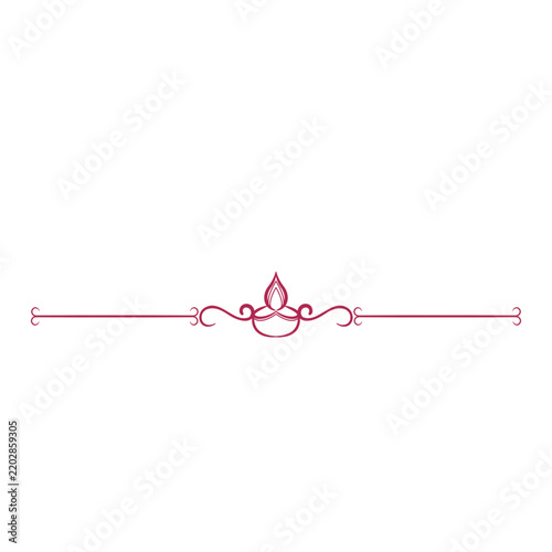 Diwali Festival Decorative Divider