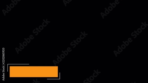 Lower Third Animation with Alpha Channel, Professional Lower Thirds Animation.