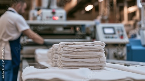 Efficient Operation of Large Industrial Folding Machine in Textile Production Facility