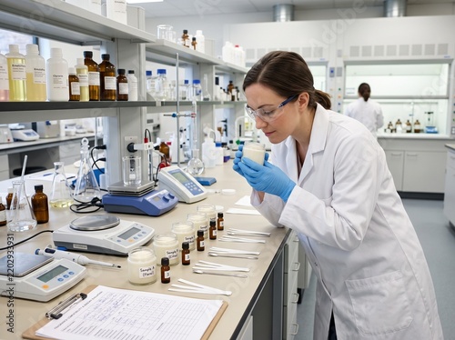 female scientist working in laboratory