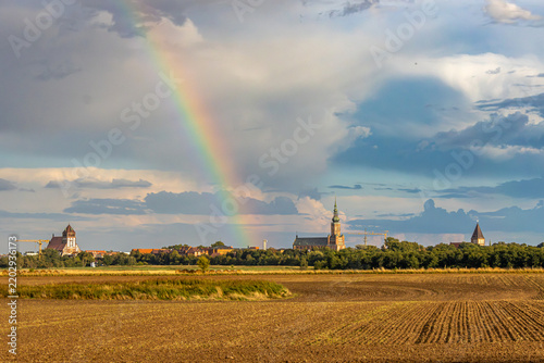 Regenbogen über Greifswald