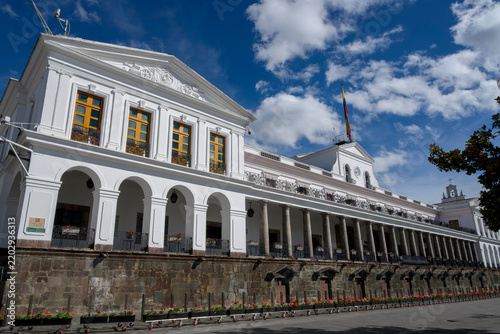 Carondelet Palace, Quito: Colonial Architecture, Flowers, and New Glass Barrier
