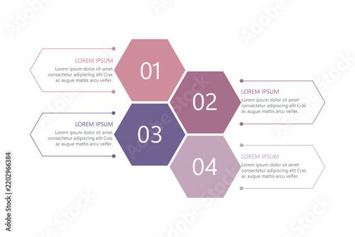Vector infographic label design with circle infographic template design and 5 options or steps.	