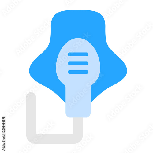 Oxygen Mask Vector Design Icon Style