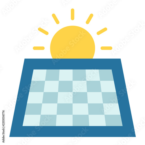 Solar Energy Vector Design Icon Style