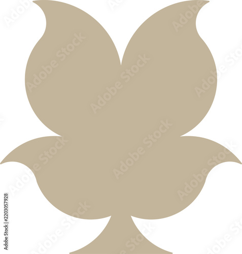 Indian Traditional Butta Motif Design Element