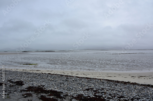 Tranquil Remote Landscape of North Uist in Scottish Hebrides