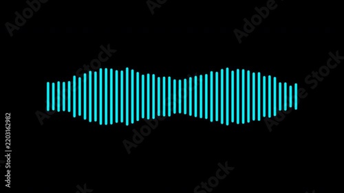 Dynamic Sound Wave Visualizations in Vibrant Colors.