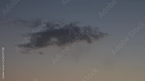 Good landscape in the sky at dusk