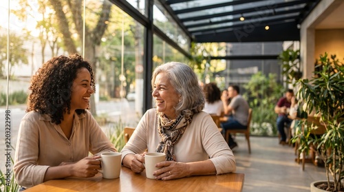 Intergenerational Friendship and Connection in a Cafe