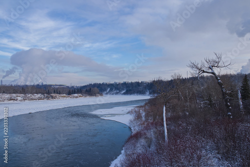 North Saskatchewan River in the Winter