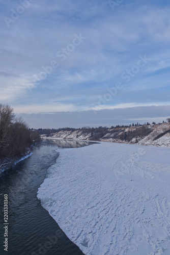 North Saskatchewan River in the Winter