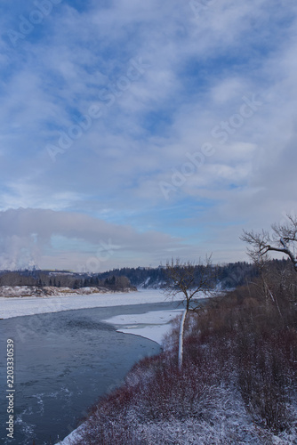 North Saskatchewan River in the Winter