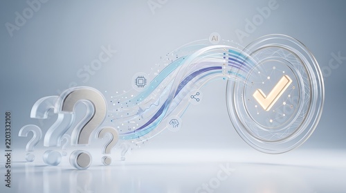 Fototapeta Artificial Intelligence Solution Solving Complex Problems