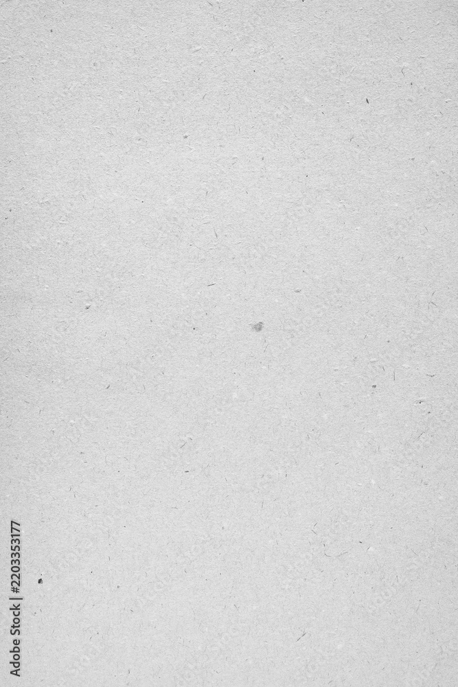 Fototapeta premium Vertical kraft grey paper sheet texture with visible fibrous specks