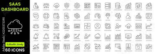User management, security and cloud infrastructure vector icons