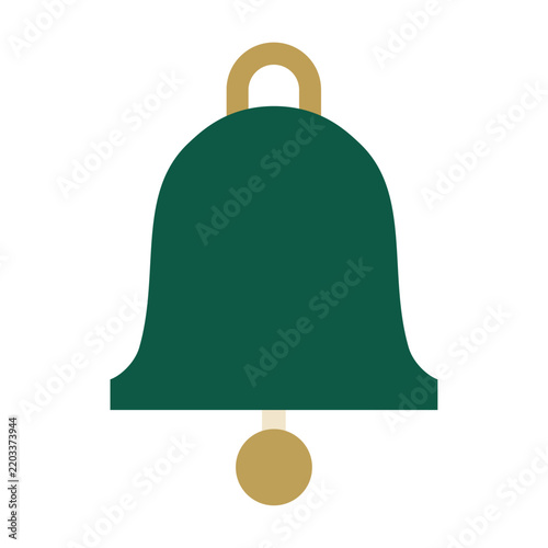 Holiday bell hangs for app countdown and podcast cover