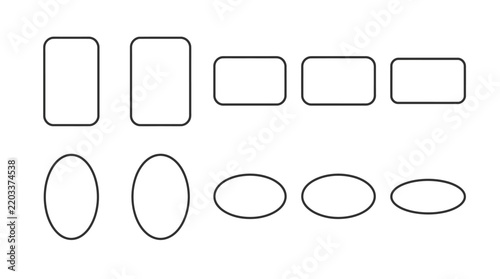 Minimalist abstract shapes vector design perfect for modern greeting cards, digital banners, or social media posts