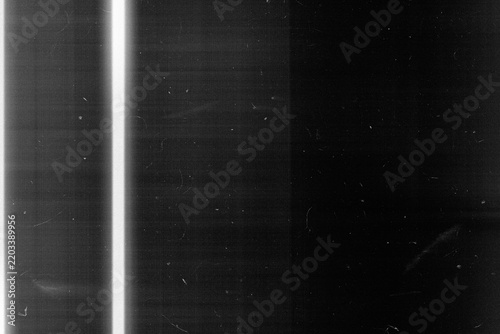 Analog scan and film interference overlay texture collection featuring horizontal scan lines, bright light streaks, film grain, distorted bands and monochrome black and white noise effects, ideal for 