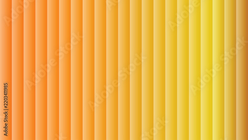 Abstract orange to yellow gradient vertical glass panel background photo, modern bright ribbed glass texture with horizontal color transition, and warm digital graphic design template.