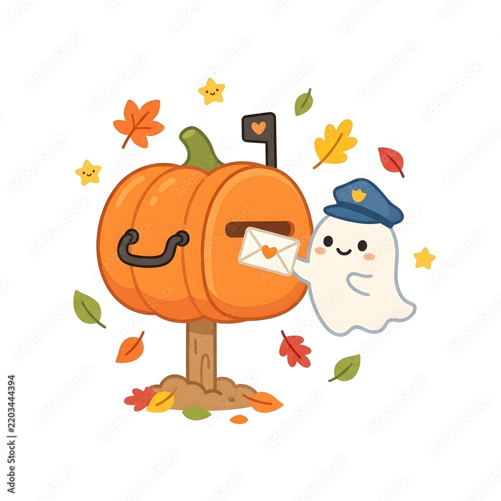 Fototapeta premium Halloween Cute Character Clipart