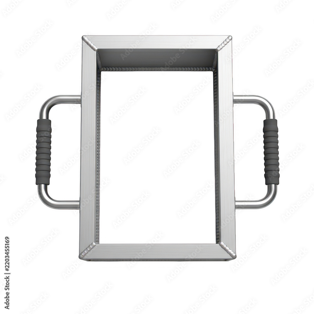 Fototapeta premium Stainless steel kitchen strainer with handles