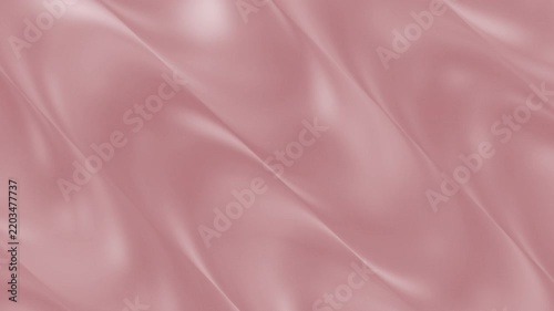 Pink fabric waves moving in a continuous loop pattern with fabric surface smooth