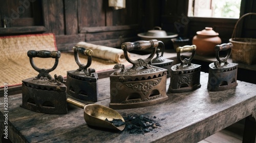 old fashioned objects