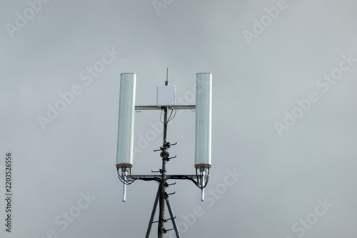 Communication antennas
on the building