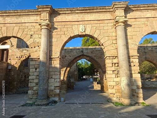 close up photo of historical place, 24th of September, Famagusta, Cyprus.