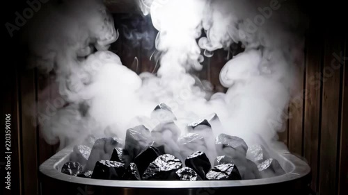 Steaming Bowl With Thick Rising Smoke.