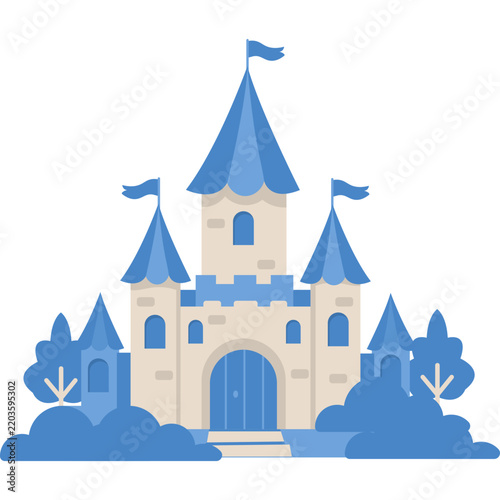 Castle Fairy Illustration