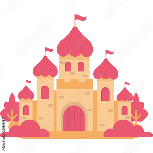 Castle Fairy Illustration