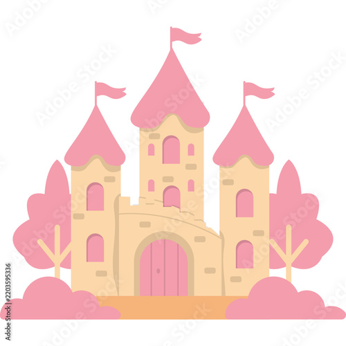 Castle Fairy Illustration