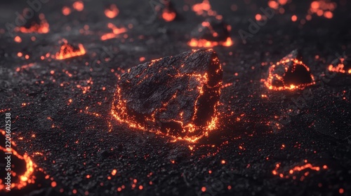 A fiery spectacle of orange and red sparks and embers.