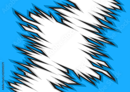 Abstract background with reflective spikes pattern and with some copy space area